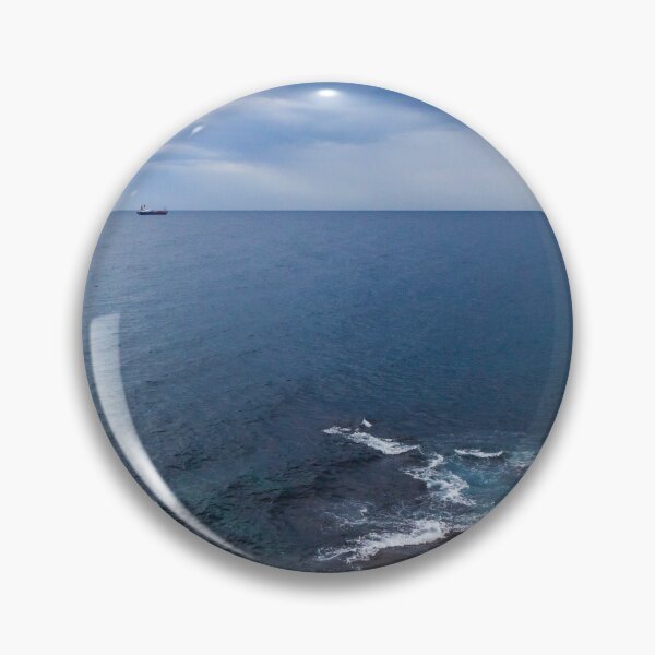 Item preview, Rocky Coastal Cliff Over Turquoise Ocean Waves With Eroded Limestone Seascape designed and sold by Nmallia.