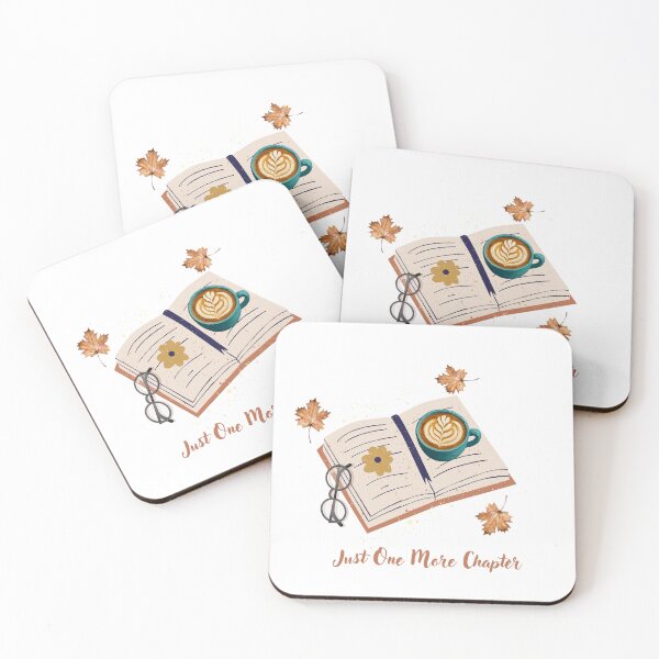 Item preview, Just One More Chapter | Cozy Autumn Book Lover Sticker designed and sold by BLOOMVELLE.