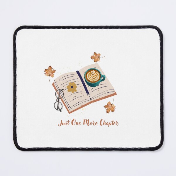 Item preview, Just One More Chapter | Cozy Autumn Book Lover Sticker designed and sold by BLOOMVELLE.