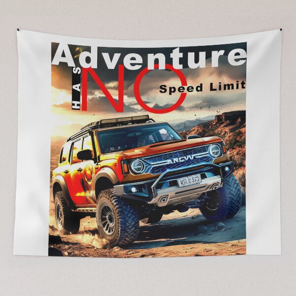 Item preview, Adventure has no speed limit designed and sold by Concept-Hub.