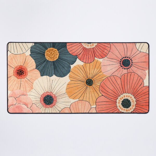 Item preview, Watercolor Floral Seamless Pattern 1 | Modern Pink & Coral Wildflowers | Botanical Repeating Design | Cottagecore Flower Art designed and sold by Kybruno's Creations.