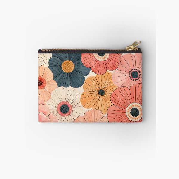 Item preview, Watercolor Floral Seamless Pattern 1 | Modern Pink & Coral Wildflowers | Botanical Repeating Design | Cottagecore Flower Art designed and sold by Kybruno's Creations.