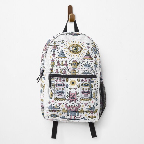Item preview, Surreal Maximalist Monster Eye Doodle Art designed and sold by Romgora.