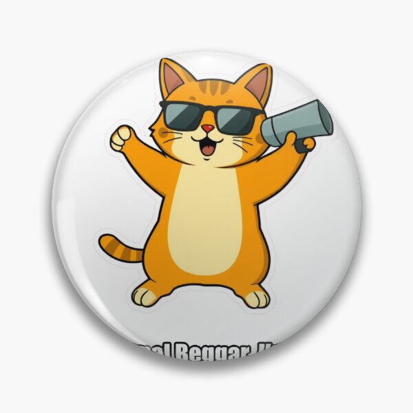 Item preview, Orange Cat - Professional Beggar Undefeated - Funny Orange Cat Gift designed and sold by pawdrops.