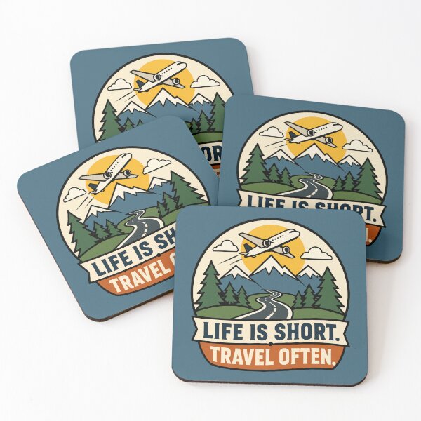 Item preview, Life is Short Travel Often designed and sold by Trippin-Tito's.