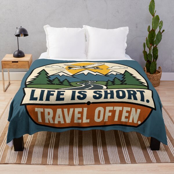 Item preview, Life is Short Travel Often designed and sold by Trippin-Tito's.