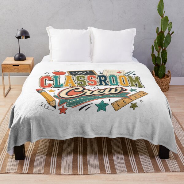 Item preview, Classroom Crew Retro Teacher School Supplies Design designed and sold by TVPS17.