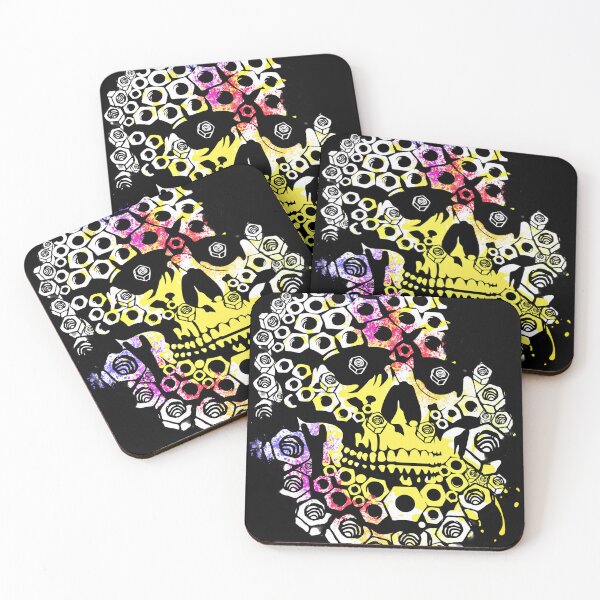 Item preview, The Hex Nut Skull designed and sold by DEZINOMANIA.