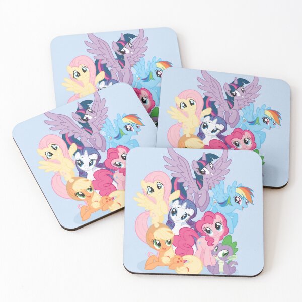 Item preview, Cute Magical Fantasy Ponies Group - Funny Little Dragon Friendship Sticker designed and sold by Billy Morfo™.