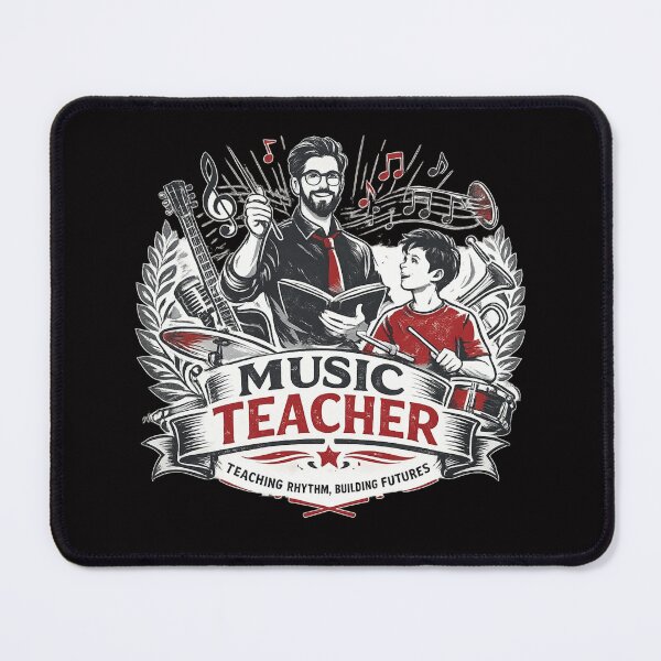 Item preview, Vintage Music Teacher Teaching Rhythm Illustration designed and sold by Tadeusz1.
