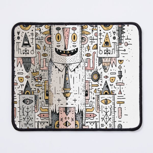 Item preview, Quirky Crowned King Intricate Abstract Design designed and sold by Romgora.