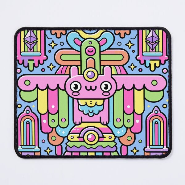 Item preview, Vibrant Space Totem Kawaii Dreamland designed and sold by Romgora.