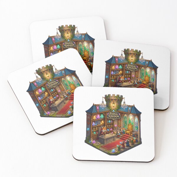 Item preview, Animal Kingdom Throne Room | Woodland Royal Court | Fantasy Castle | Fox King | Medieval Kingdom | Cottagecore Fantasy Art designed and sold by MrDev.