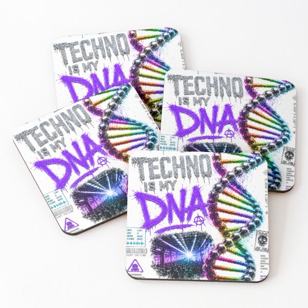 Item preview, TECHNO IS MY DNA    designed and sold by DAX4ART.