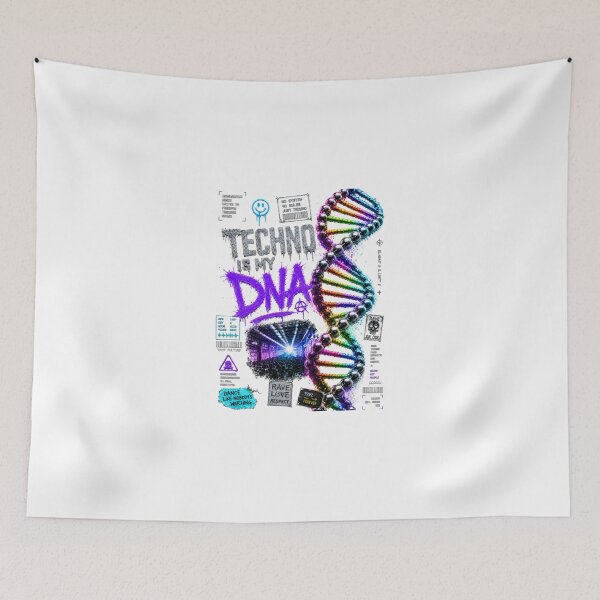 Item preview, TECHNO IS MY DNA    designed and sold by DAX4ART.