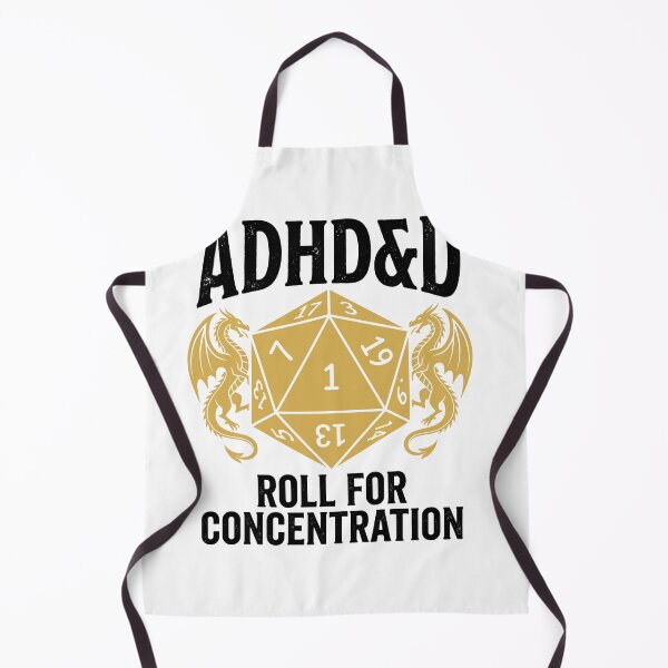 Item preview, Adhd&d Roll For Concentration Dungeons Dragons Tabletop RPG Neurodivergent Gamer designed and sold by Doodleoub.
