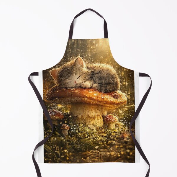 Item preview, Enchanted Forest Cat Illustration designed and sold by Sara-Ai.