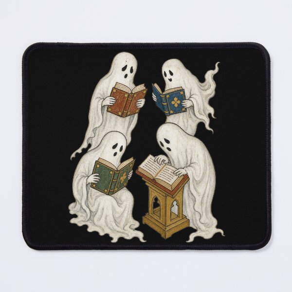 Item preview, Cute Ghost Reading Books Halloween Book Lover Vintage designed and sold by Anime-Nomad.