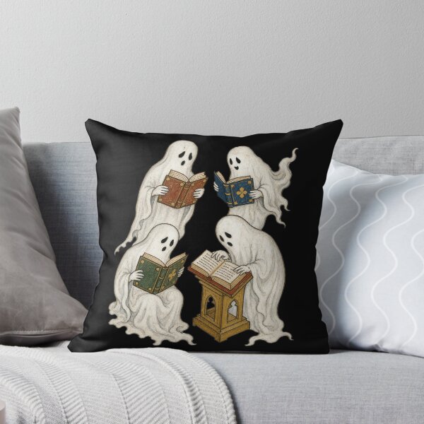 Item preview, Cute Ghost Reading Books Halloween Book Lover Vintage designed and sold by Anime-Nomad.