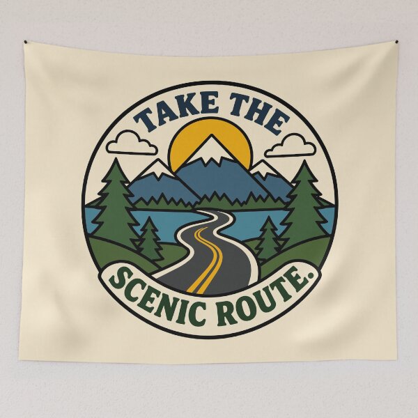 Item preview, Take the Scenic Route designed and sold by Trippin-Tito's.