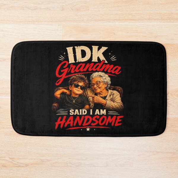 Item preview, IDK Grandma Said I Am Handsome – Funny Grandma Quote Vintage T-Shirt designed and sold by INVIKETOS.