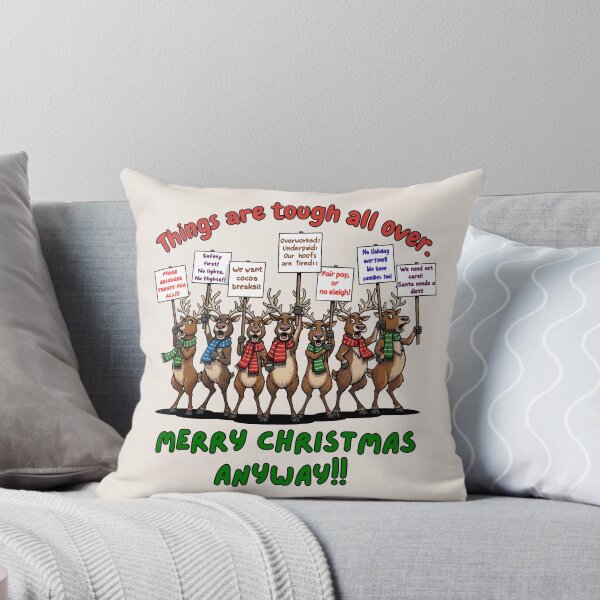 Item preview, Reindeer on Strike - Merry Christmas Anyway designed and sold by Marlette LLC.