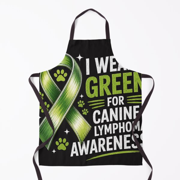 Item preview, I Wear Green for Canine Lymphoma Awareness | Dog Cancer Awareness Green Ribbon | Dog Mom & Dog Dad Support Gift designed and sold by Spring leafart.