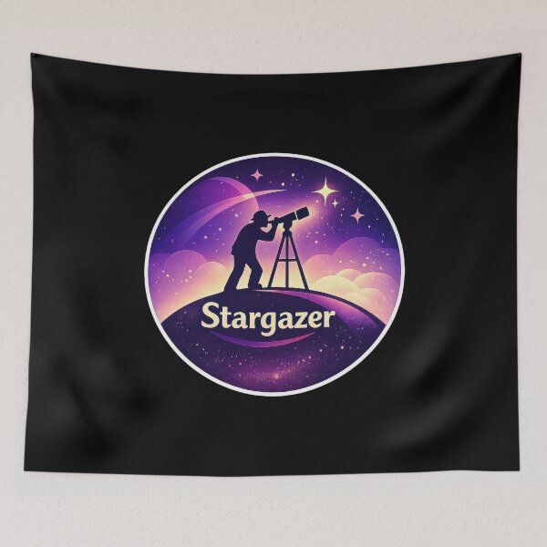 Item preview, Stargazer Cosmic Night Sky Astronomy Design  designed and sold by Sketchlegacy.