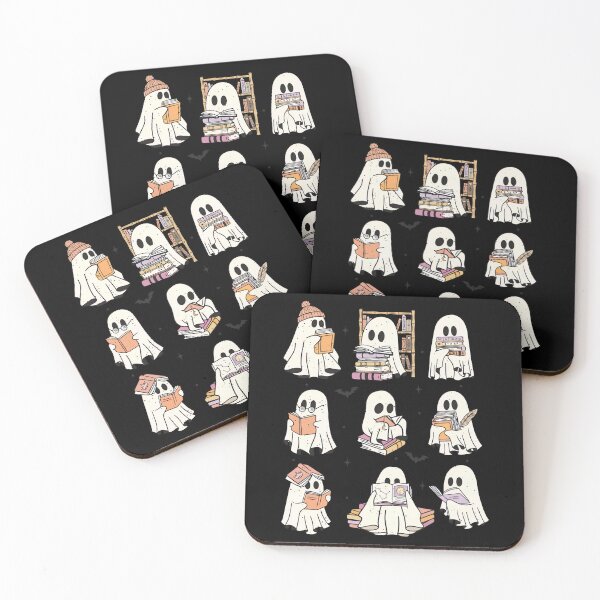 Item preview, Cute Reading Ghost Halloween Book Lover Librarian Reader designed and sold by Anime-Nomad.