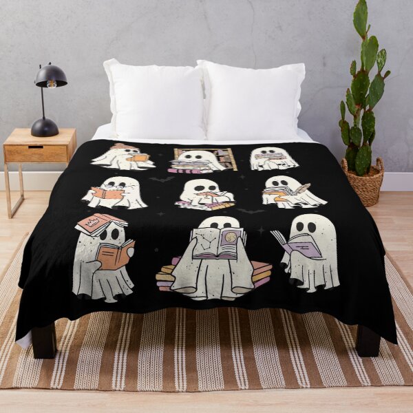 Item preview, Cute Reading Ghost Halloween Book Lover Librarian Reader designed and sold by Anime-Nomad.
