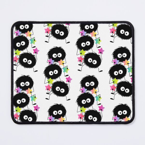 Item preview, Cute Soot Sprites with Colorful Stars – Whimsical Studio Ghibli Inspired Art designed and sold by Bloomie_Studio .