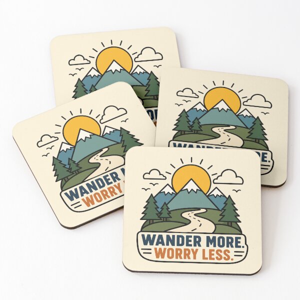 Item preview, Wander More Worry Less designed and sold by Trippin-Tito's.