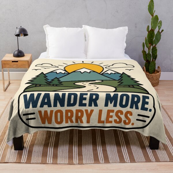 Item preview, Wander More Worry Less designed and sold by Trippin-Tito's.