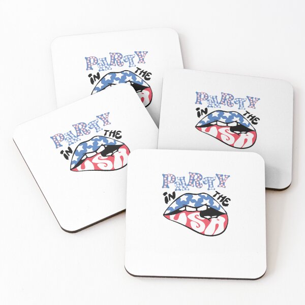 Item preview, Party In The USA Patriotic Lips Graphic designed and sold by The secret storage room.