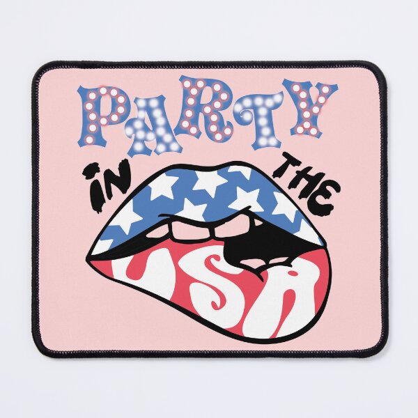 Item preview, Party In The USA Patriotic Lips Graphic designed and sold by The secret storage room.