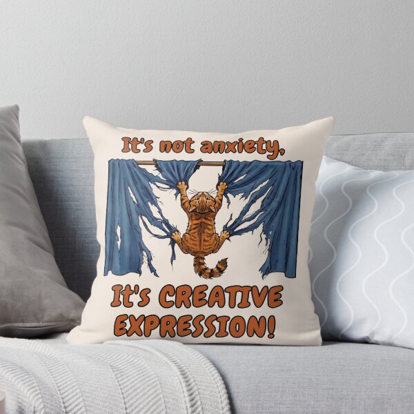 Item preview, Cat Chaos - It's Not Anxiety It's Creative Expression designed and sold by Marlette LLC.