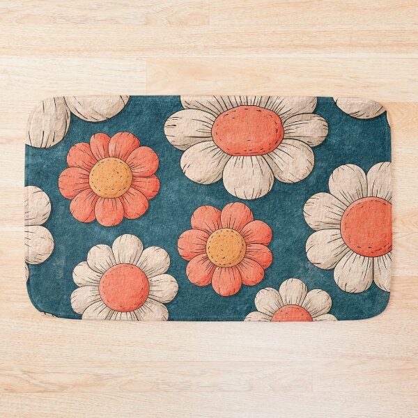 Item preview, Floral Seamless Pattern 4 | Modern Pink & Coral Wildflowers | Botanical Repeating Design | Cottagecore Flower Art designed and sold by Kybruno's Creations.