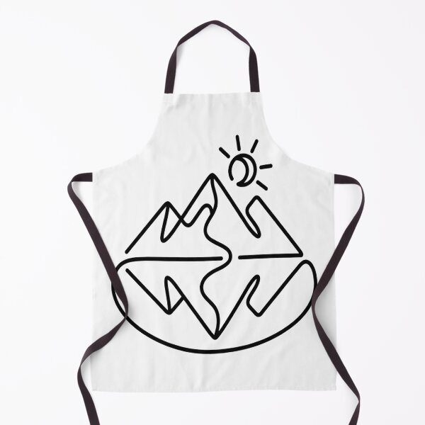Item preview, Minimalist Line Art Mountain Reflection Tee-#MinimalistArt # designed and sold by mo-carnival.