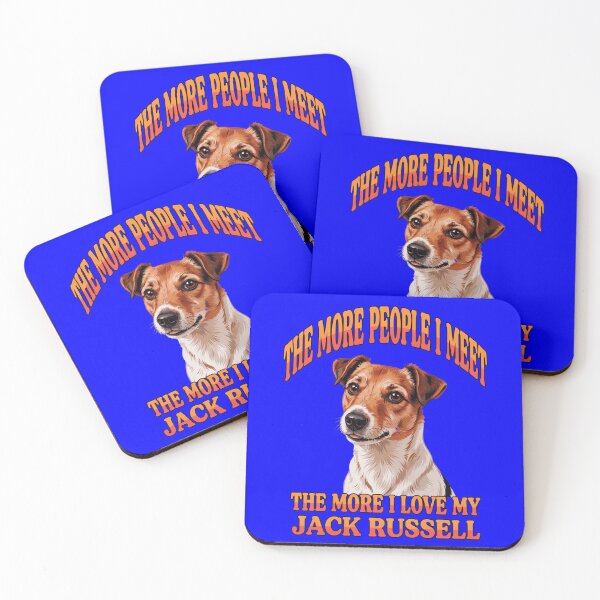Item preview, Jack Russell Dog Owner The More People I Meet The More I Love My Jack Russell designed and sold by fantasticdesign.