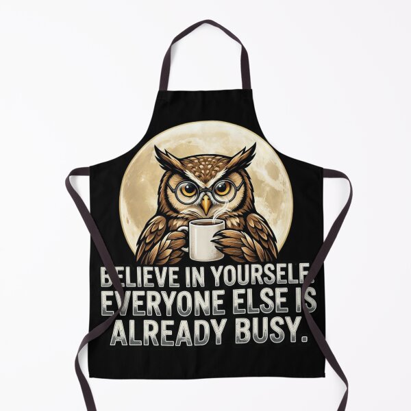 Item preview, Believe In Yourself Owl Coffee designed and sold by MyE Trendz.