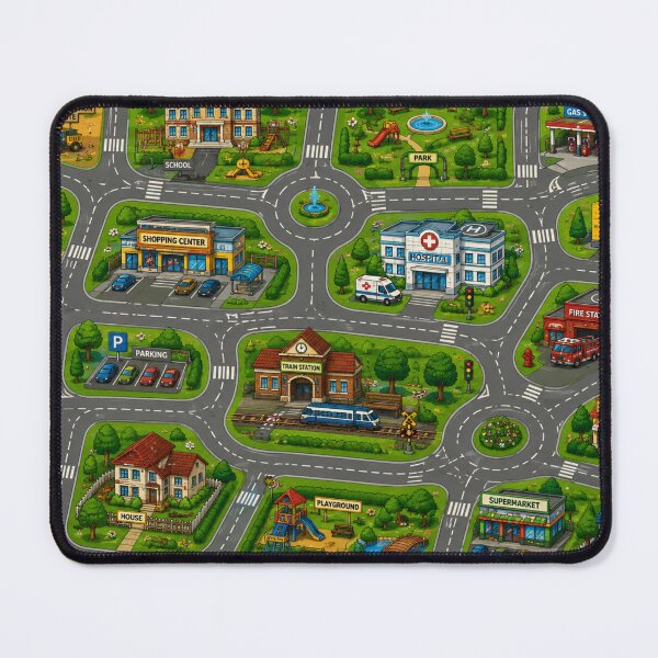 Item preview, Kids Town Road Map designed and sold by MKDSN.