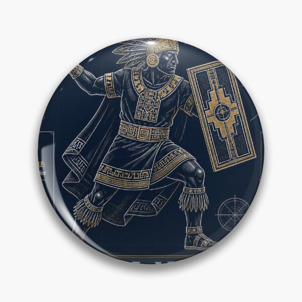 Item preview, Inca Warrior Blueprint Art designed and sold by SunnyDesign82.