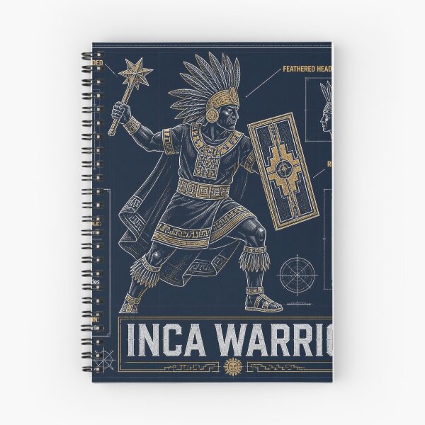 Item preview, Inca Warrior Blueprint Art designed and sold by SunnyDesign82.