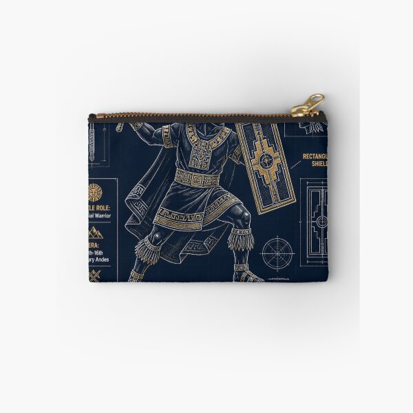 Aperçu de l'œuvre Inca Warrior Blueprint Art créée et vendue par SunnyDesign82.