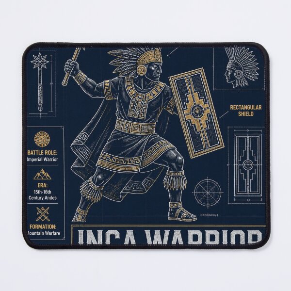 Item preview, Inca Warrior Blueprint Art designed and sold by SunnyDesign82.