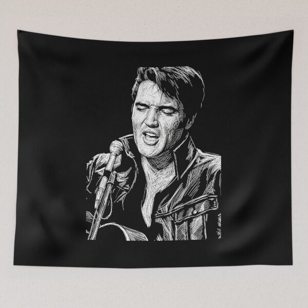 Item preview, Elvis Presley Scribel Art designed and sold by stoppedonlin.