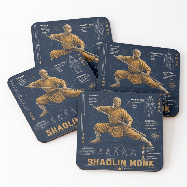 Item preview, Shaolin Monk Blueprint Art designed and sold by SunnyDesign82.