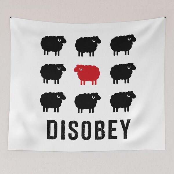 Item preview, Disobey | Be Different | Minimal Design designed and sold by thesmokeydogs.