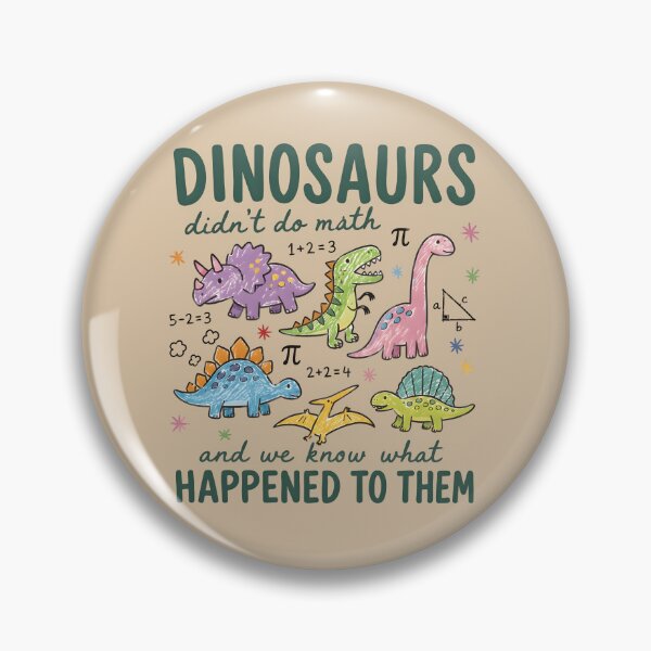 Item preview, Funny Dinosaurs Didn't Do Math Teacher Graphic STEM T-Shirt designed and sold by Cheliasbix.