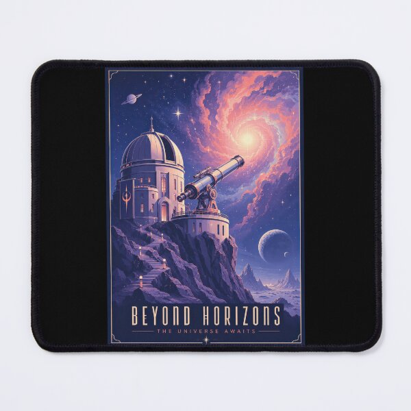 Item preview, Beyond Horizons Cosmic Observatory Adventure Poster  designed and sold by Sketchlegacy.